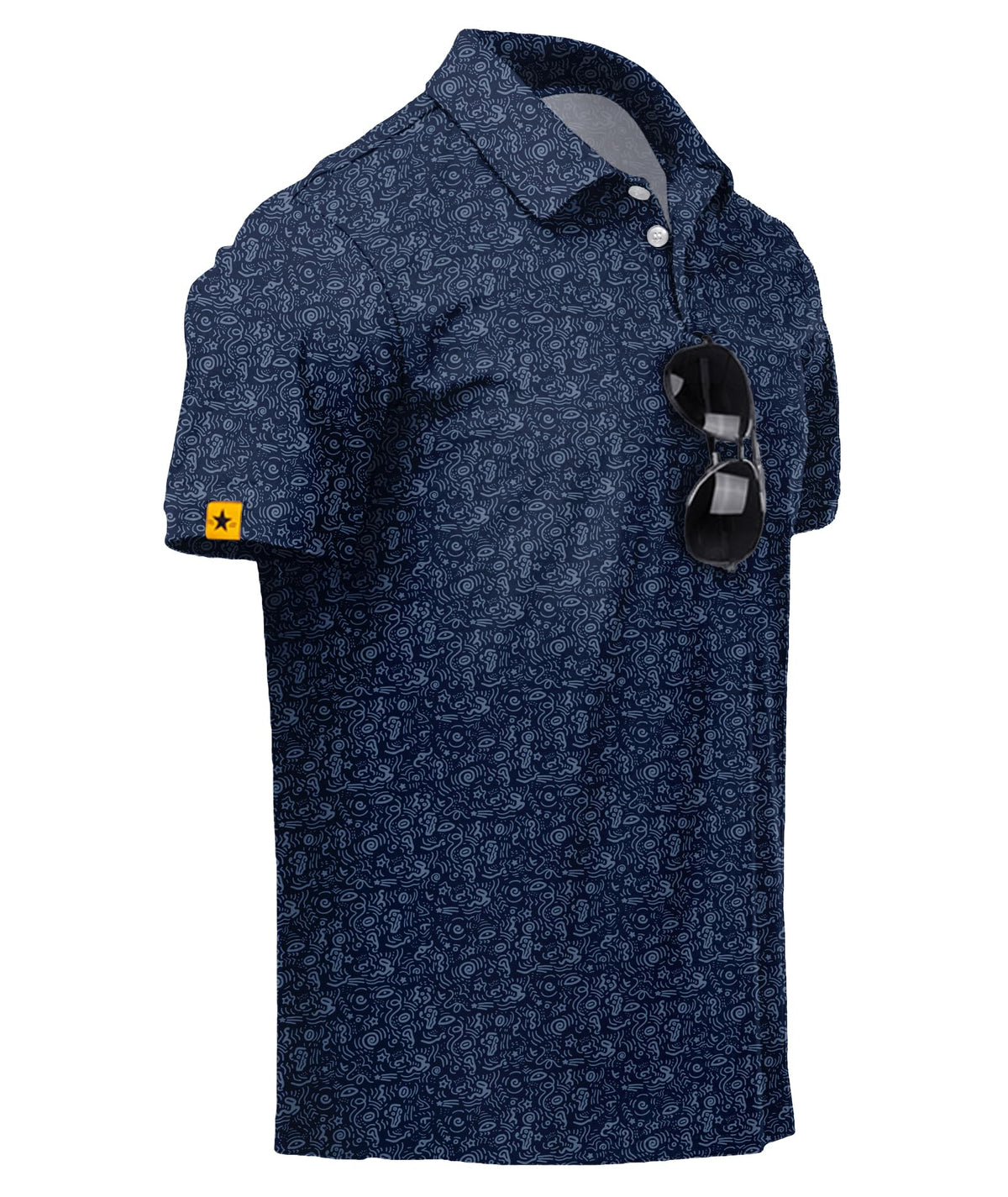 ZITY Mens Golf Polo Shirts Short Sleeve UPF 50+ Moisture Wicking Tshirt