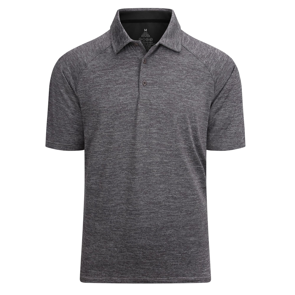 Alex Vando Mens Golf Shirt Moisture Wicking Quick-Dry Short Sleeve Polo
