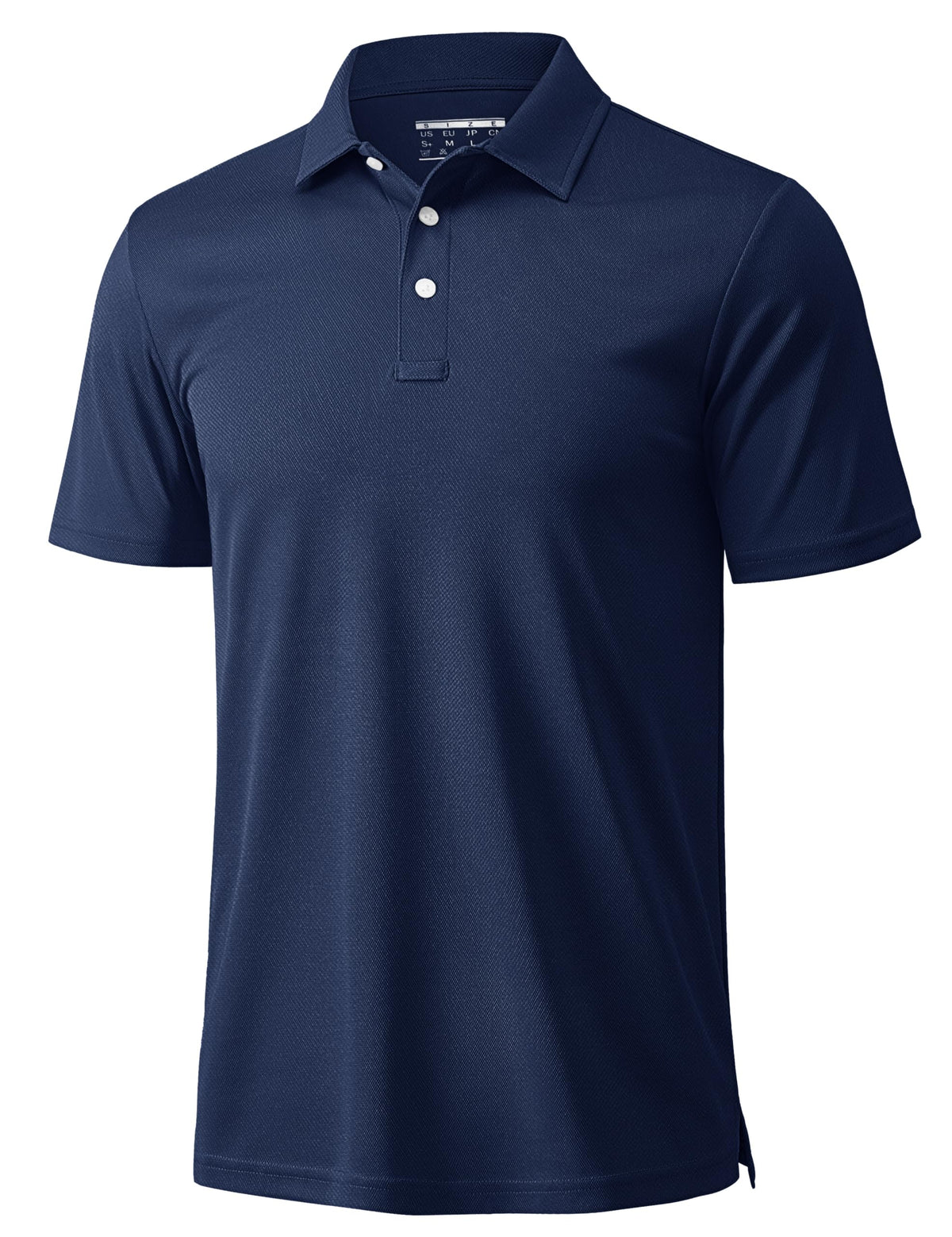 MAGCOMSEN Men's Polo Shirts 3 Buttons Casual Work T Shirts Quick Dry Short Sleeve Golf Shirt Pique Jersey Outdoor Performance