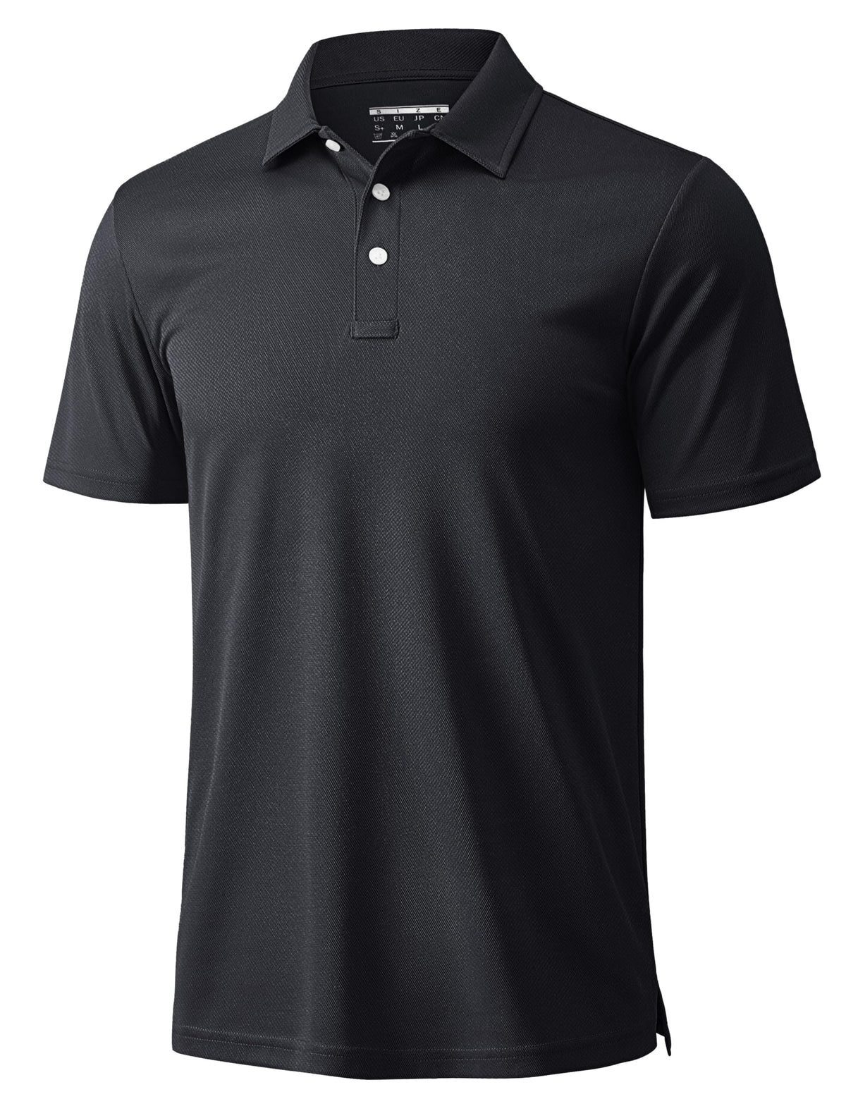 MAGCOMSEN Men's Polo Shirts 3 Buttons Casual Work T Shirts Quick Dry Short Sleeve Golf Shirt Pique Jersey Outdoor Performance