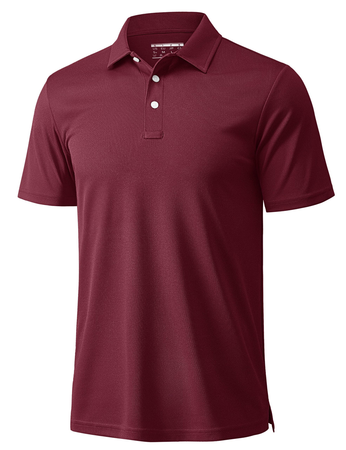 MAGCOMSEN Men's Polo Shirts 3 Buttons Casual Work T Shirts Quick Dry Short Sleeve Golf Shirt Pique Jersey Outdoor Performance