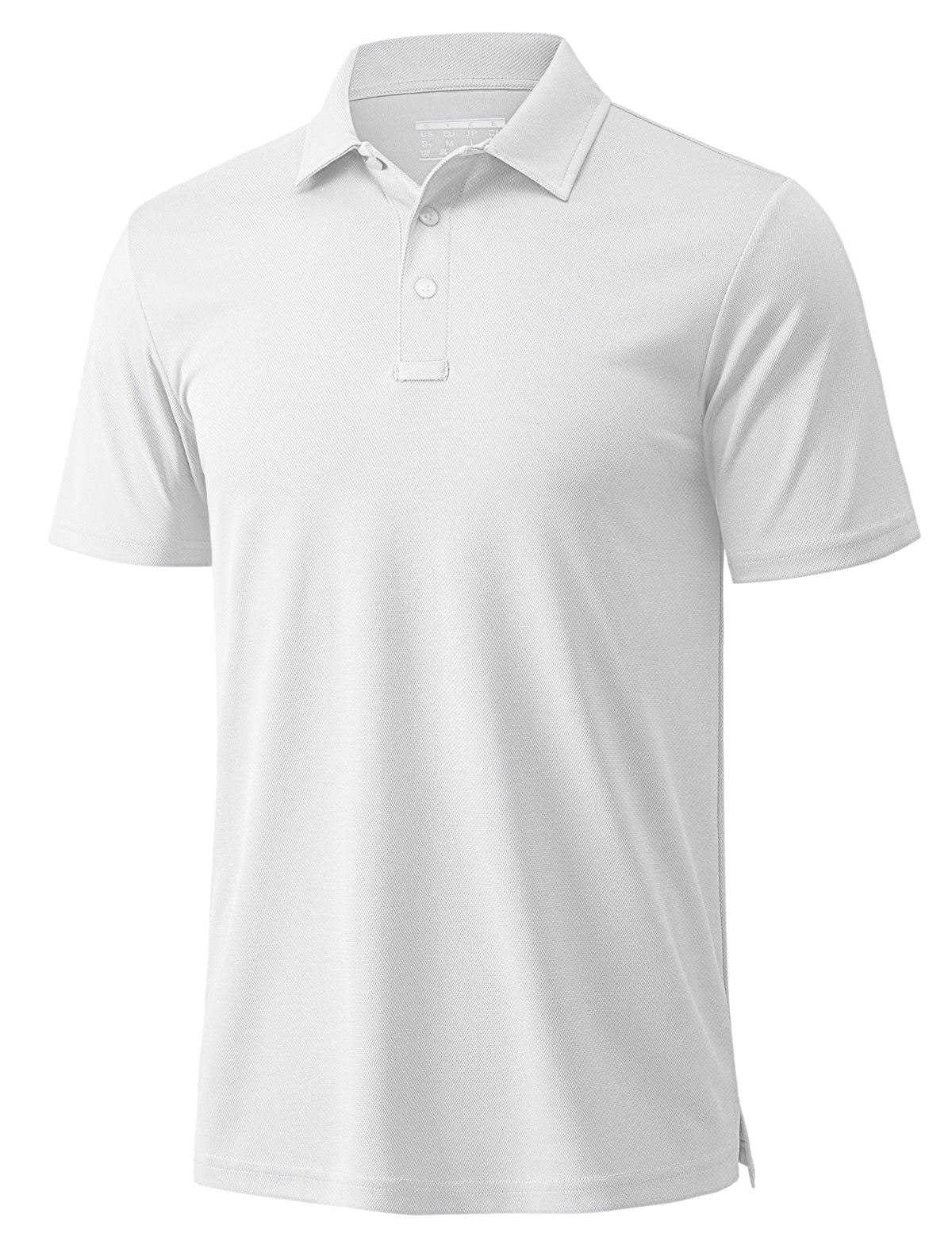 MAGCOMSEN Men's Polo Shirts 3 Buttons Casual Work T Shirts Quick Dry Short Sleeve Golf Shirt Pique Jersey Outdoor Performance