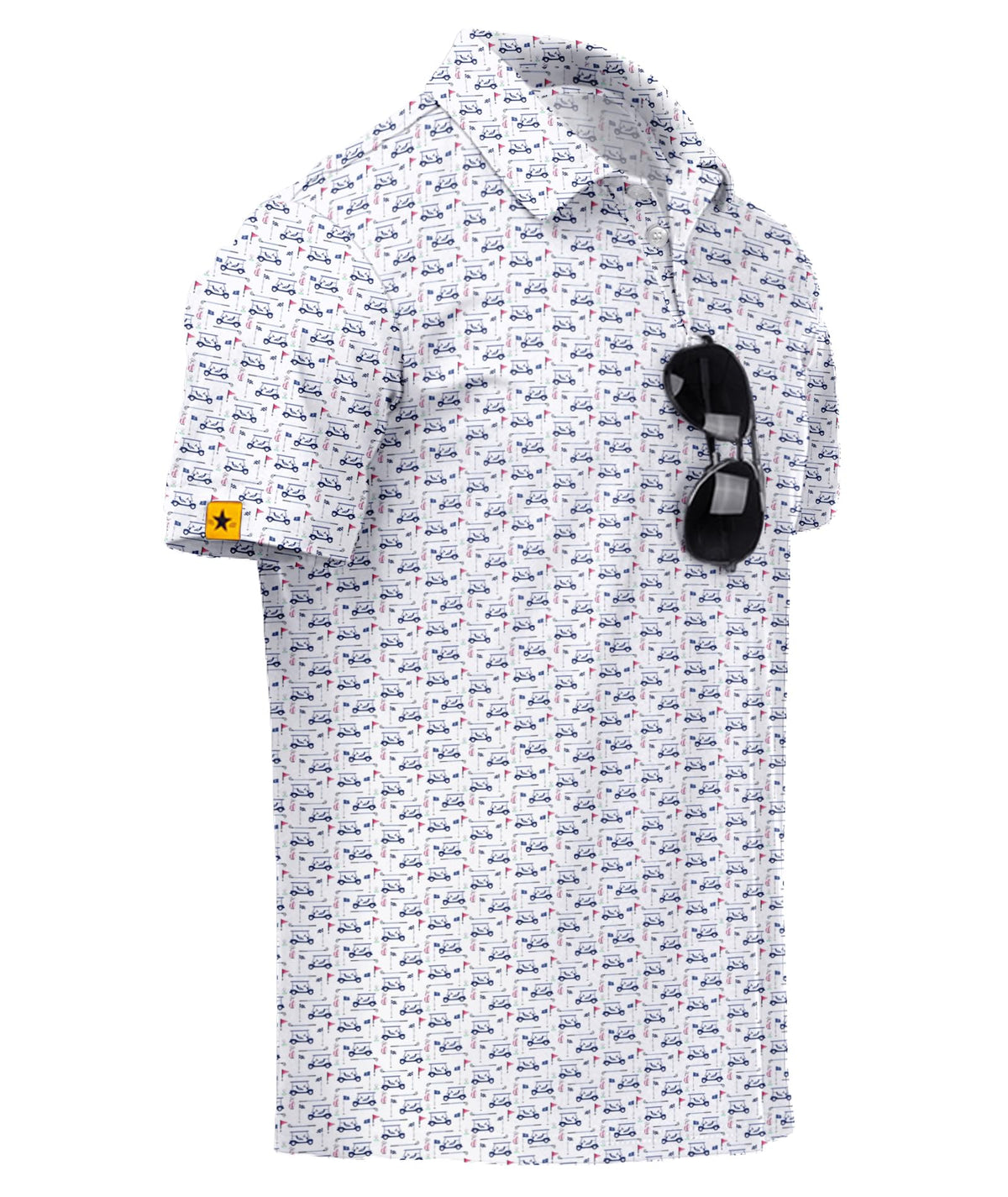 ZITY Mens Golf Polo Shirts Short Sleeve UPF 50+ Moisture Wicking Tshirt