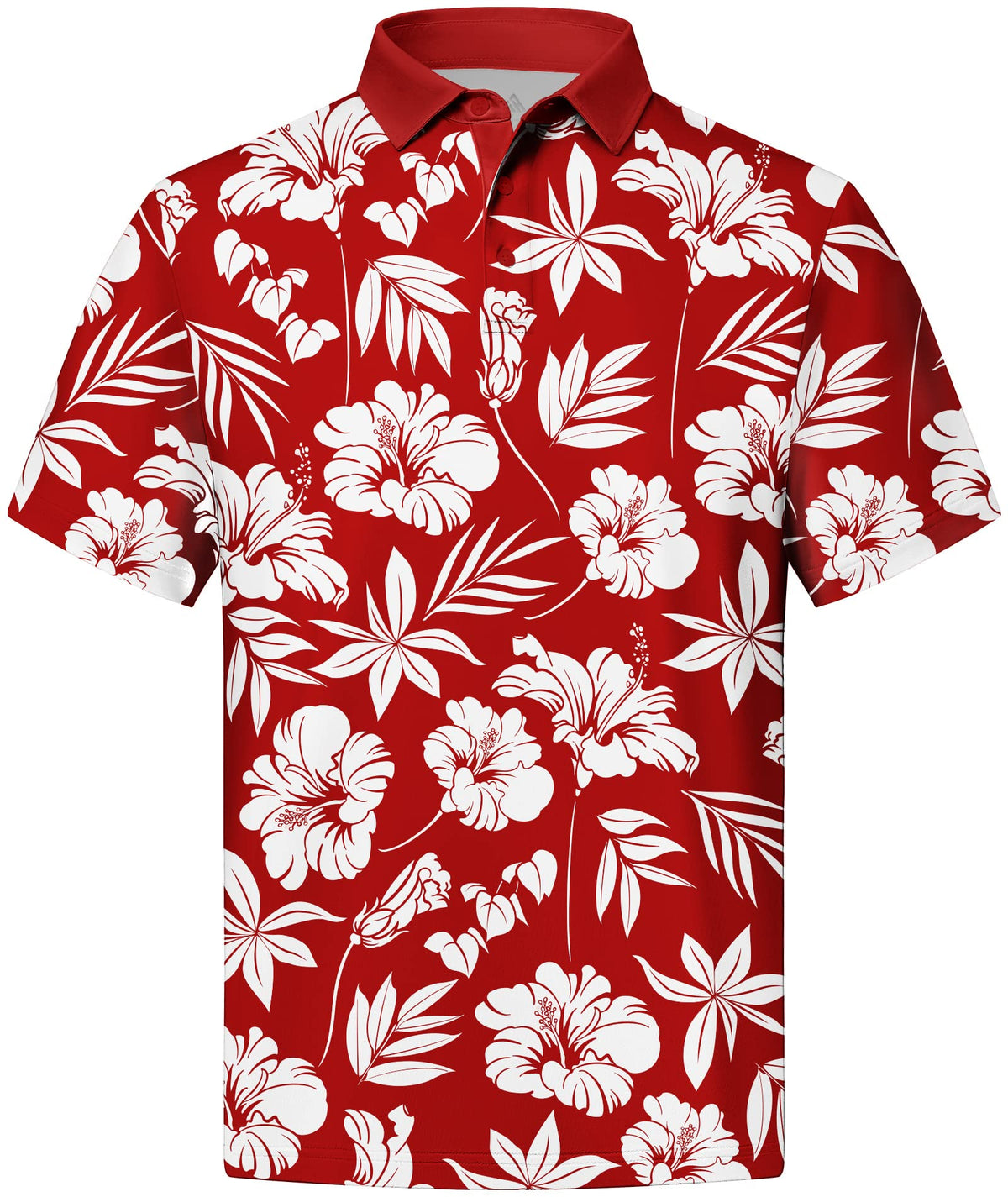 ZITY Mens Golf Shirts Short Sleeve Print Moisture Wicking Polo Shirt
