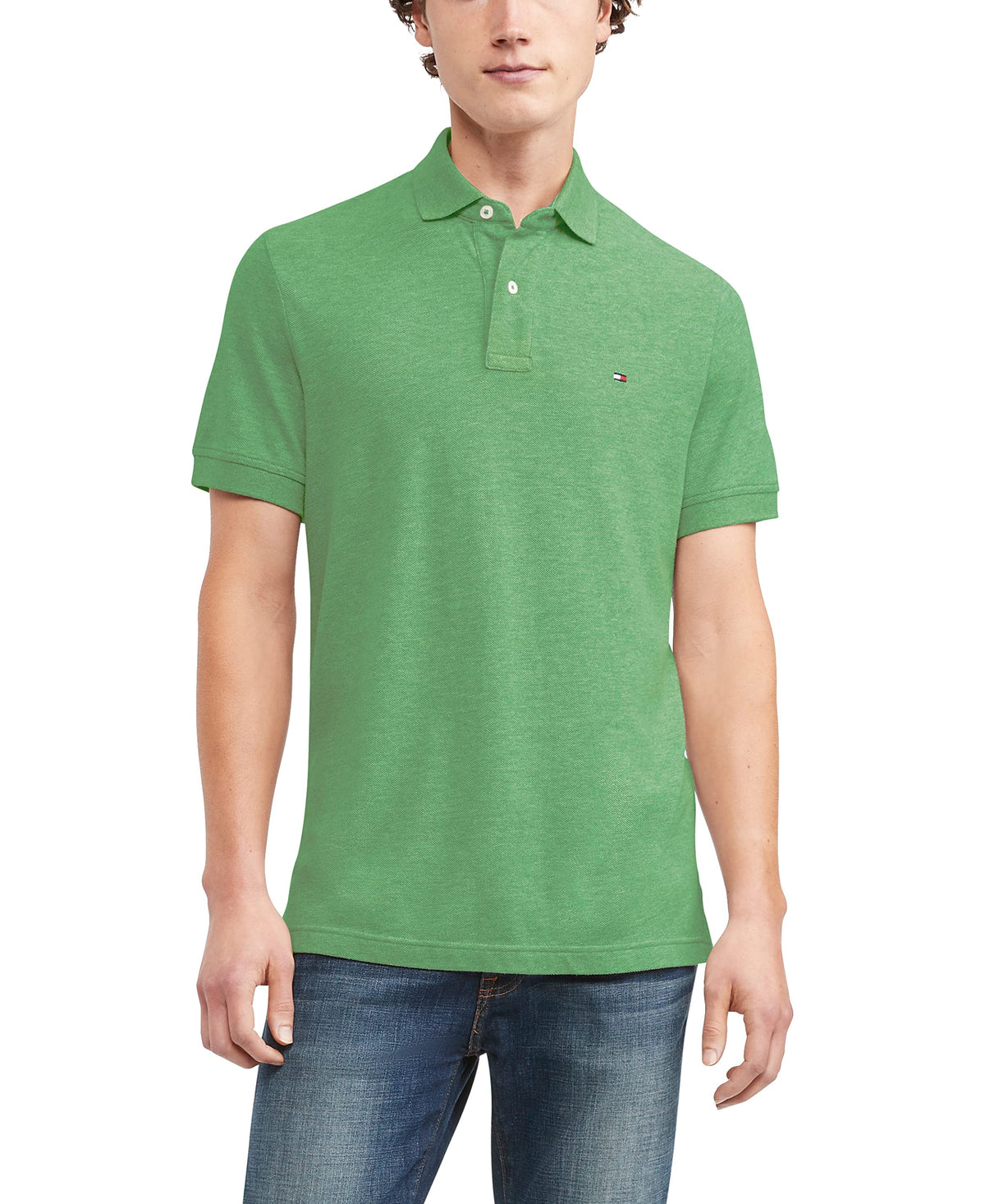 Tommy Hilfiger Men's Short Sleeve Cotton Pique Polo Shirt in Classic Fit