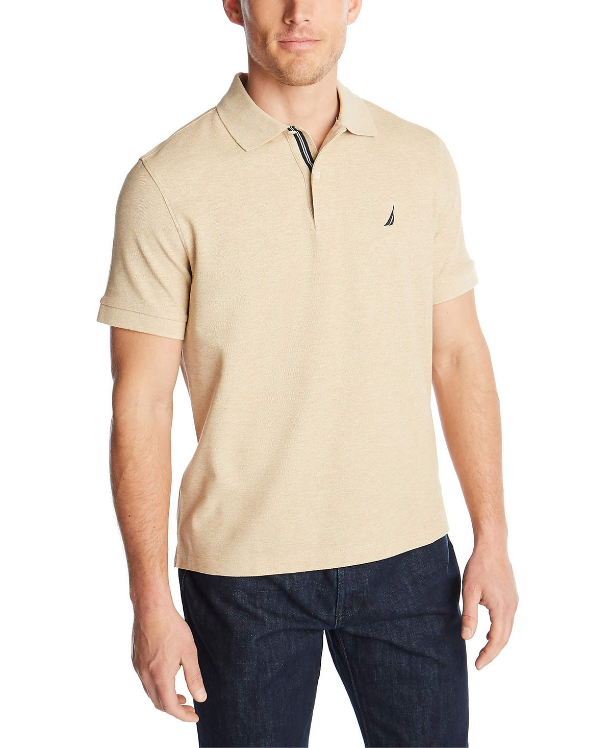 Nautica Men's Performance Pique Polo Shirt