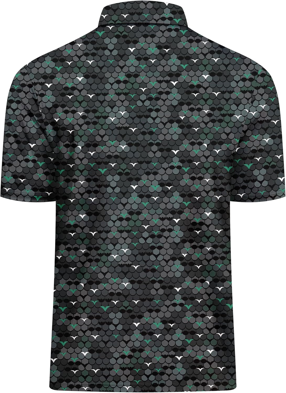 SWISSWELL Men's Moisture Wicking Performance Collared Short Sleeve Golf Shirt