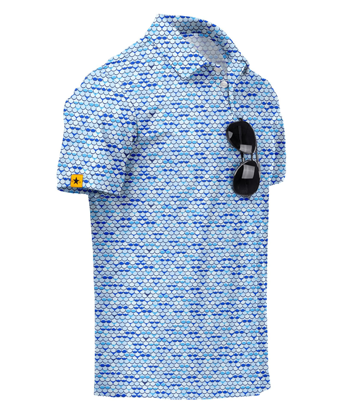 ZITY Mens Golf Polo Shirts Short Sleeve UPF 50+ Moisture Wicking Tshirt