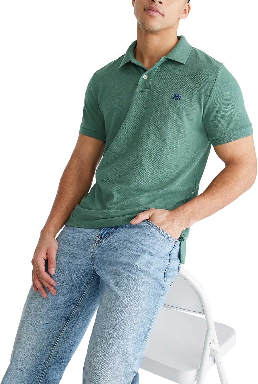 AEROPOSTALE Men's Aero Uniform Polo Short Sleeve