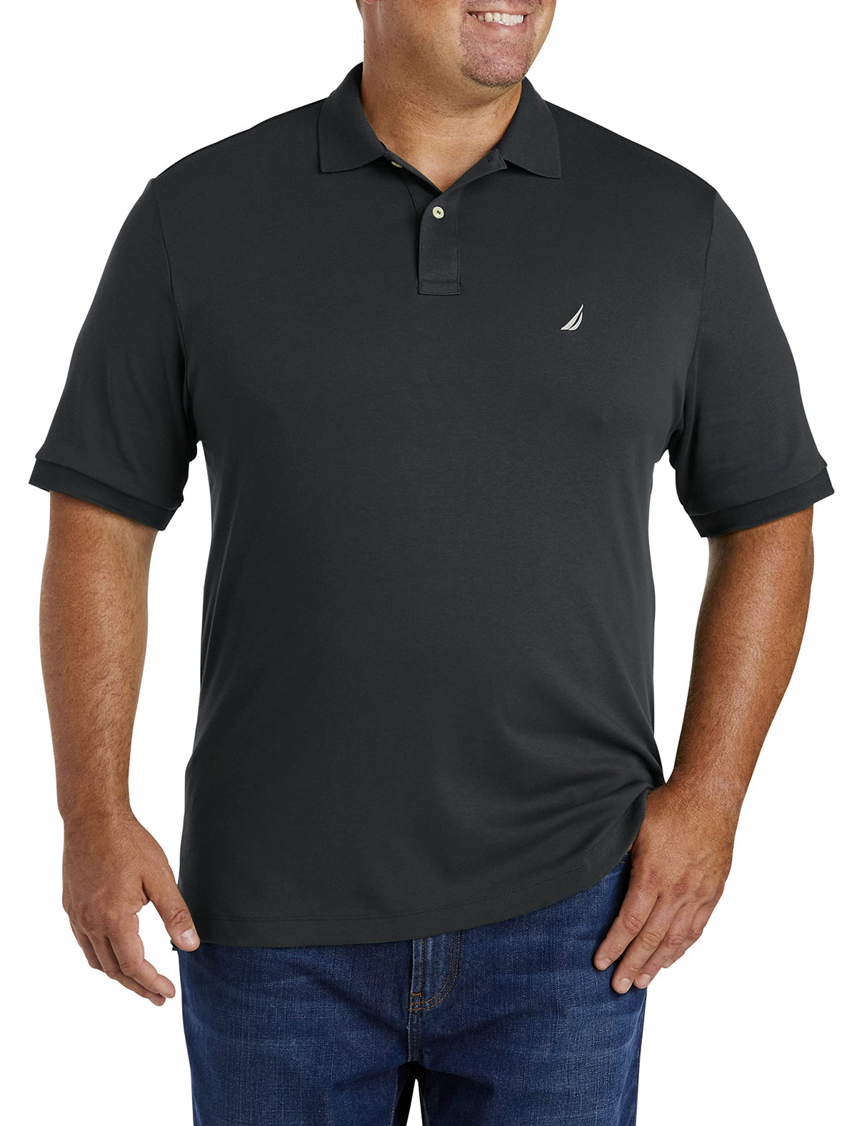 Nautica Men's Performance Pique Polo Shirt