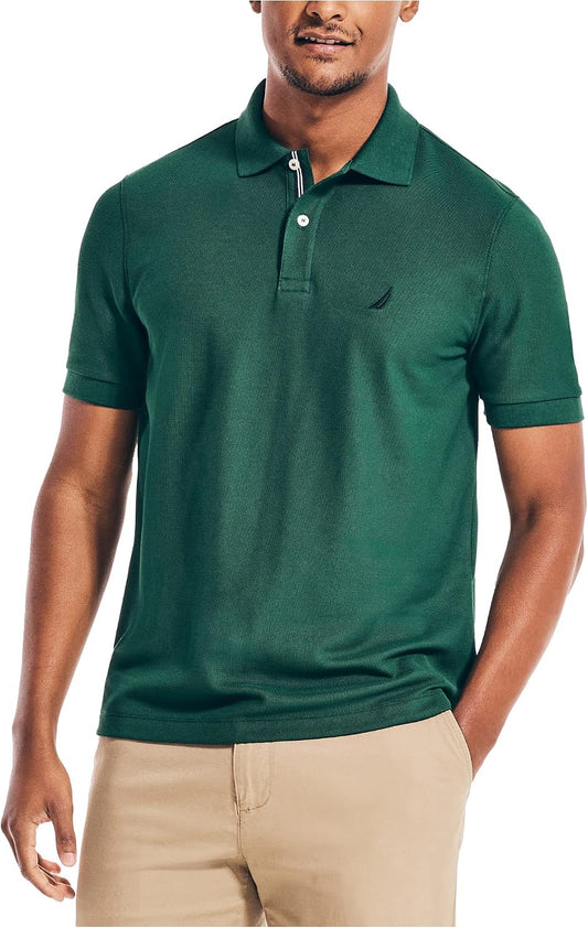 Nautica Men's Performance Pique Polo Shirt