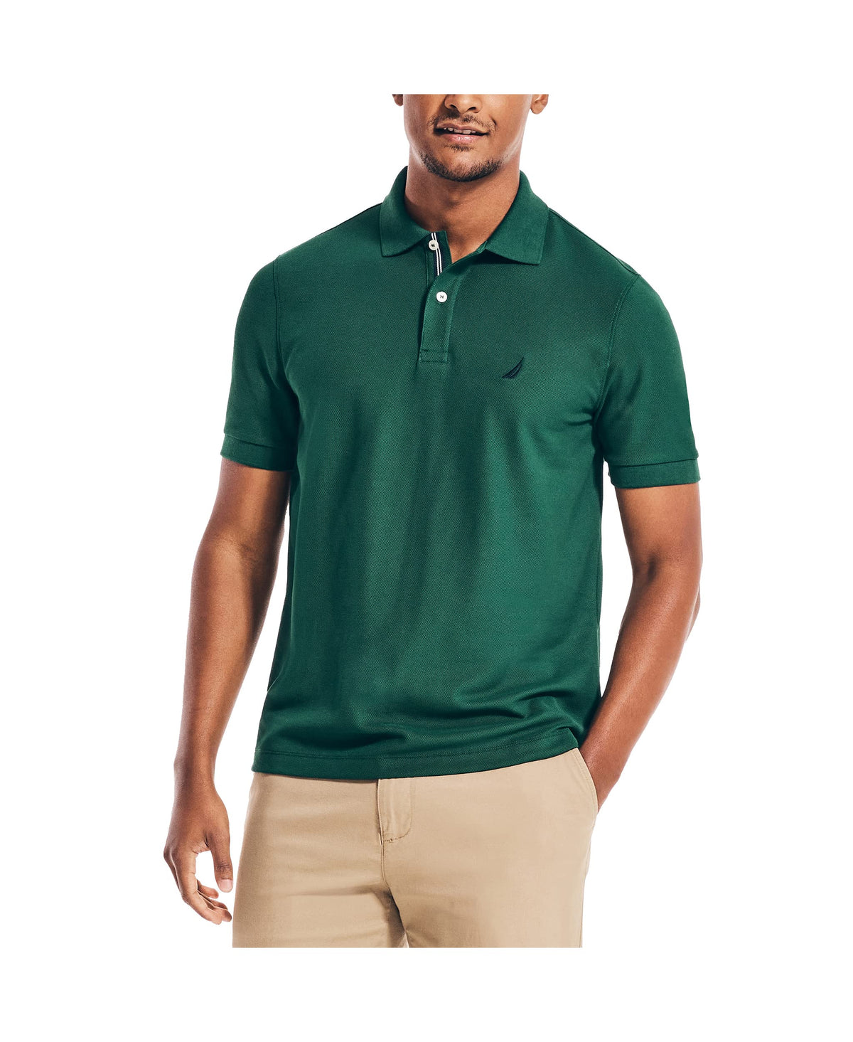 Nautica Men's Performance Pique Polo Shirt