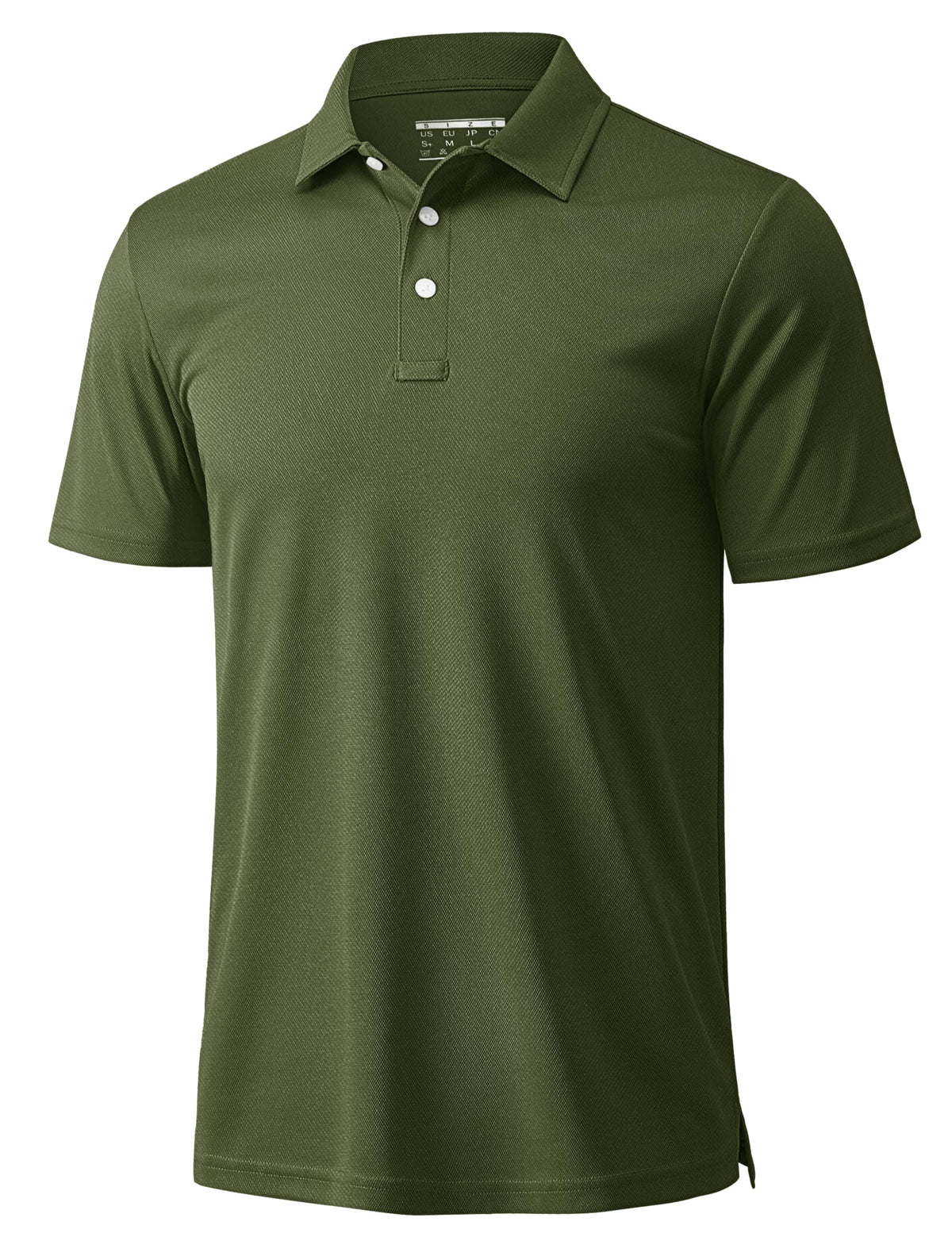 MAGCOMSEN Men's Polo Shirts 3 Buttons Casual Work T Shirts Quick Dry Short Sleeve Golf Shirt Pique Jersey Outdoor Performance
