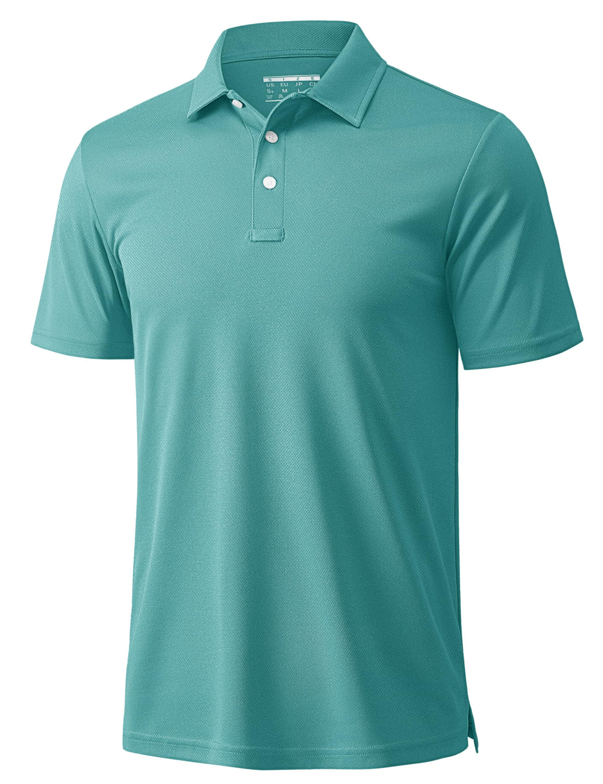 MAGCOMSEN Men's Polo Shirts 3 Buttons Casual Work T Shirts Quick Dry Short Sleeve Golf Shirt Pique Jersey Outdoor Performance