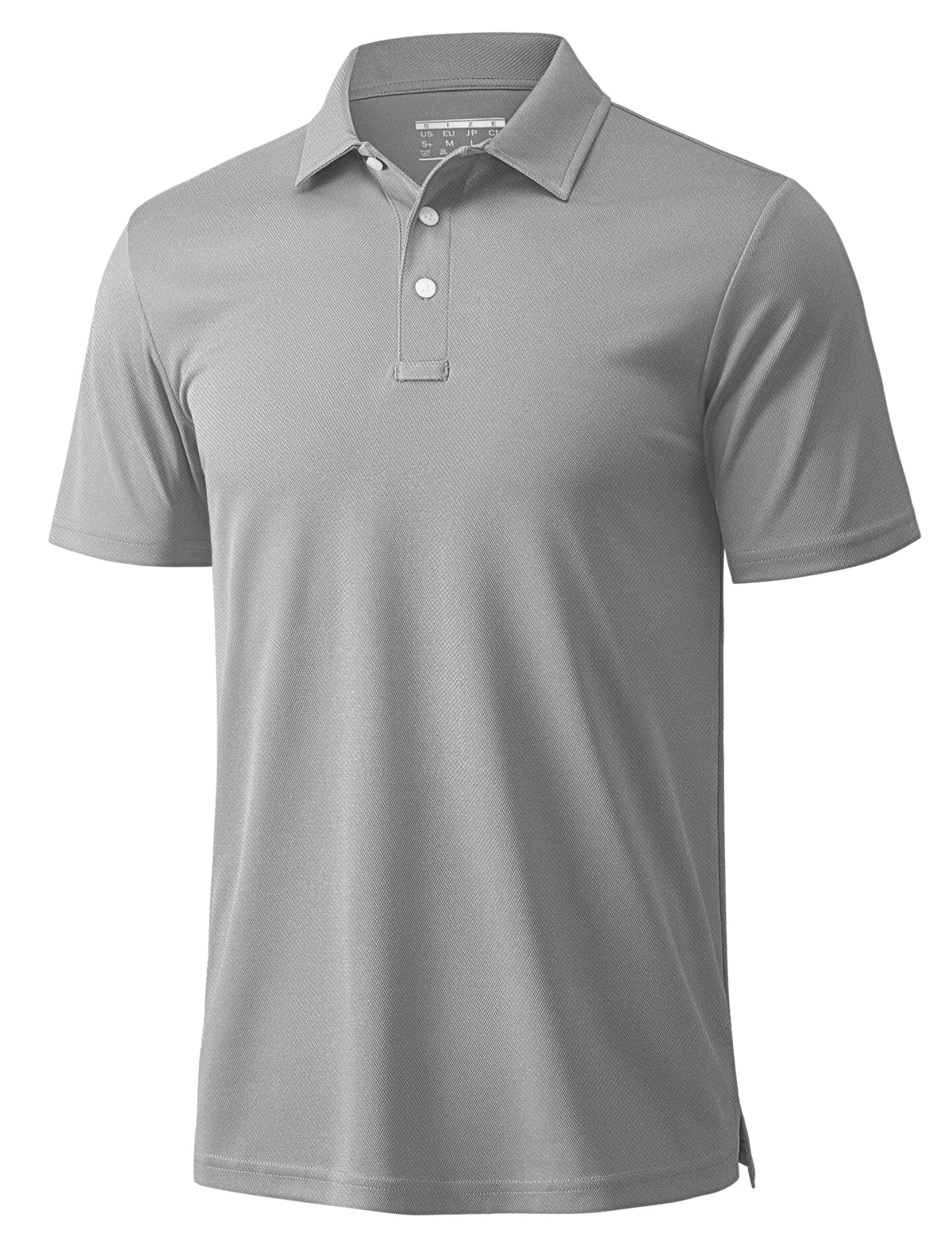 MAGCOMSEN Men's Polo Shirts 3 Buttons Casual Work T Shirts Quick Dry Short Sleeve Golf Shirt Pique Jersey Outdoor Performance