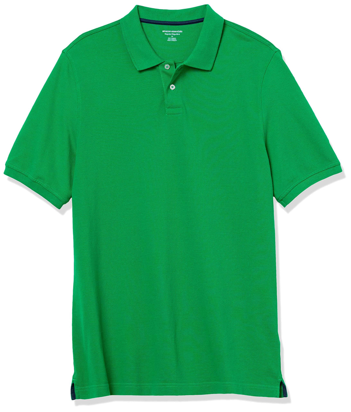 Amazon Essentials Men's Regular-Fit Cotton Pique Polo Shirt, Short Sleeve (Available in Big & Tall)