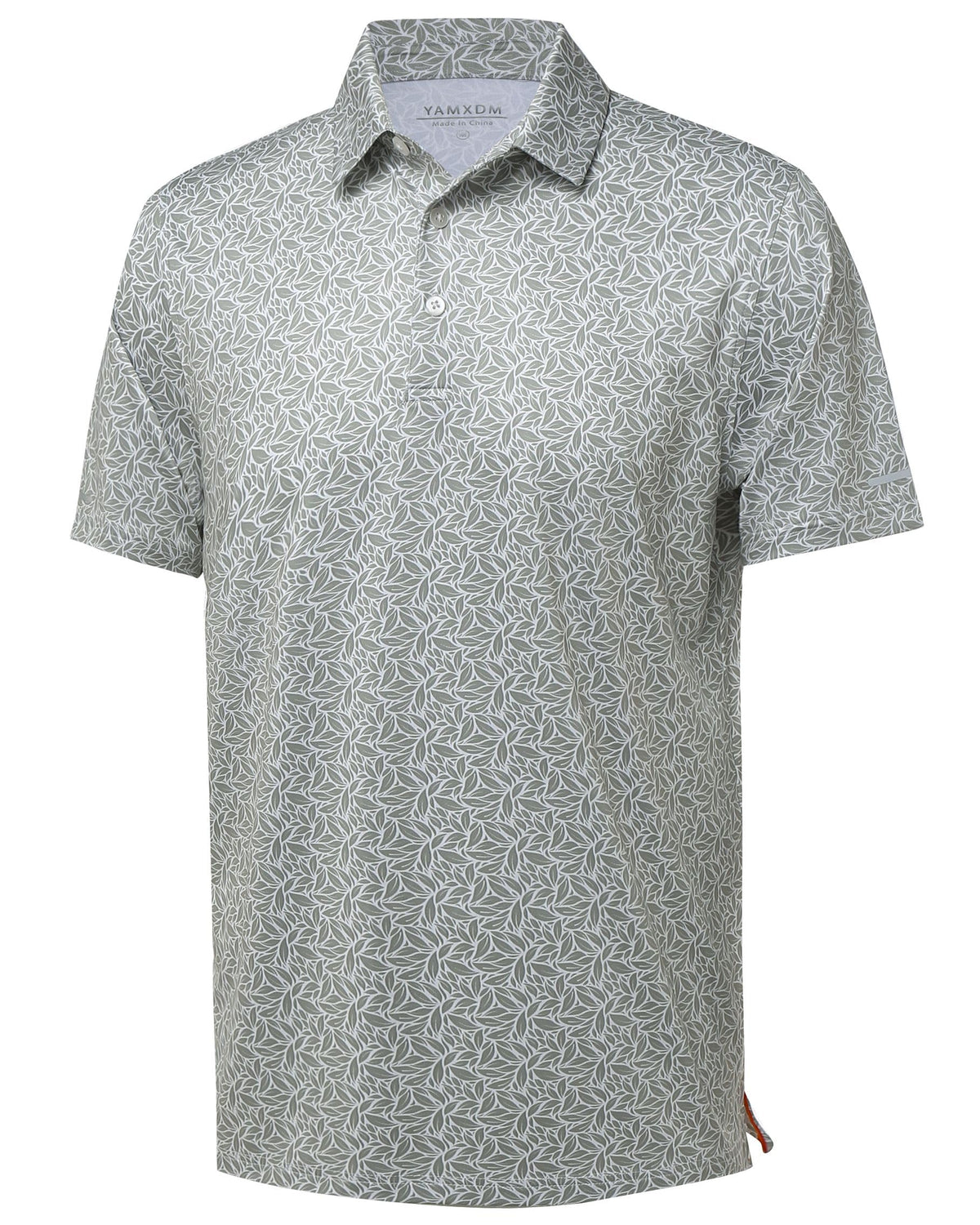 Golf Shirts for Men - Dry Fit Moisture Wicking Short Sleeve Performance Sport Casual Striped Collared Mens Polo Shirt