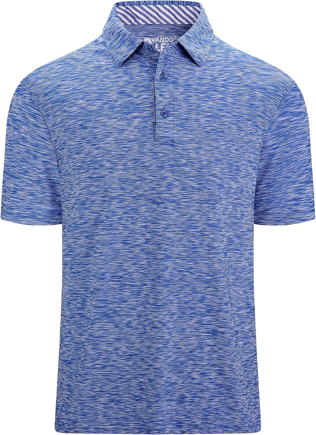 Alex Vando Mens Golf Shirt Moisture Wicking Quick-Dry Short Sleeve Polo