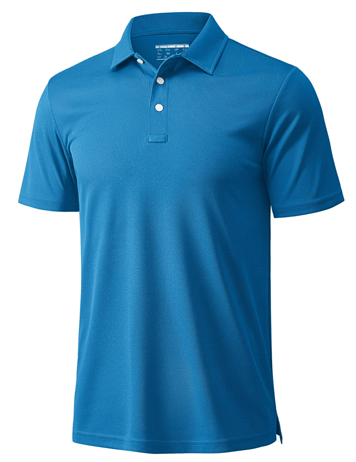 MAGCOMSEN Men's Polo Shirts 3 Buttons Casual Work T Shirts Quick Dry Short Sleeve Golf Shirt Pique Jersey Outdoor Performance