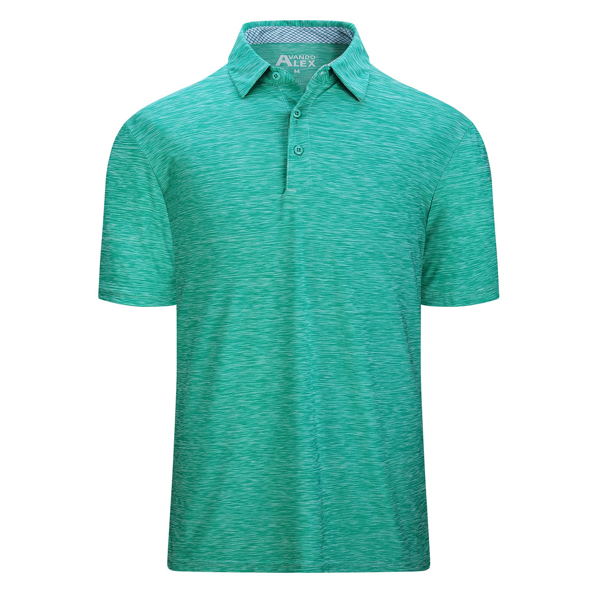Alex Vando Mens Golf Shirt Moisture Wicking Quick-Dry Short Sleeve Polo