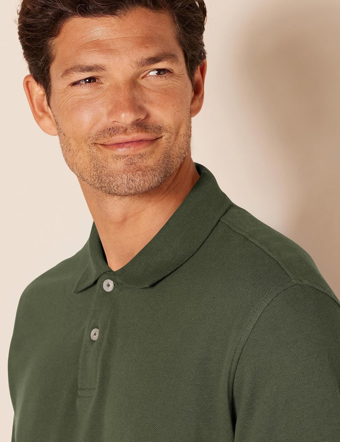 Amazon Essentials Men's Regular-Fit Cotton Pique Polo Shirt, Short Sleeve (Available in Big & Tall)