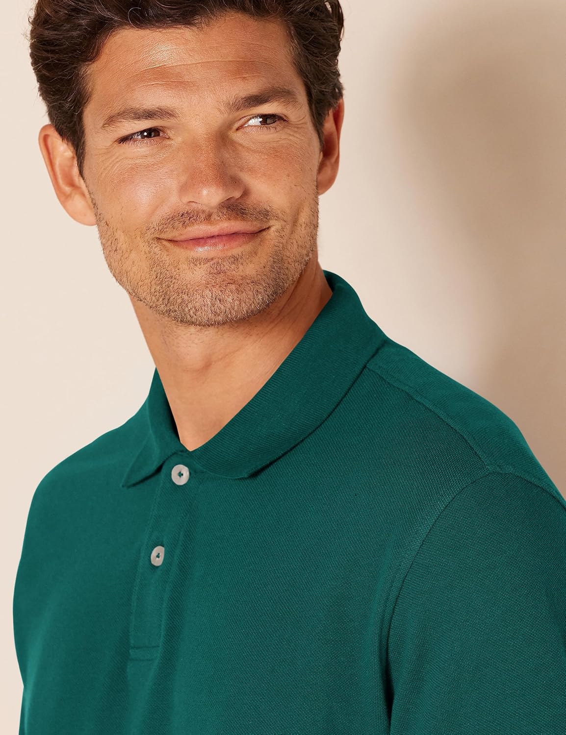 Amazon Essentials Men's Regular-Fit Cotton Pique Polo Shirt, Short Sleeve (Available in Big & Tall)