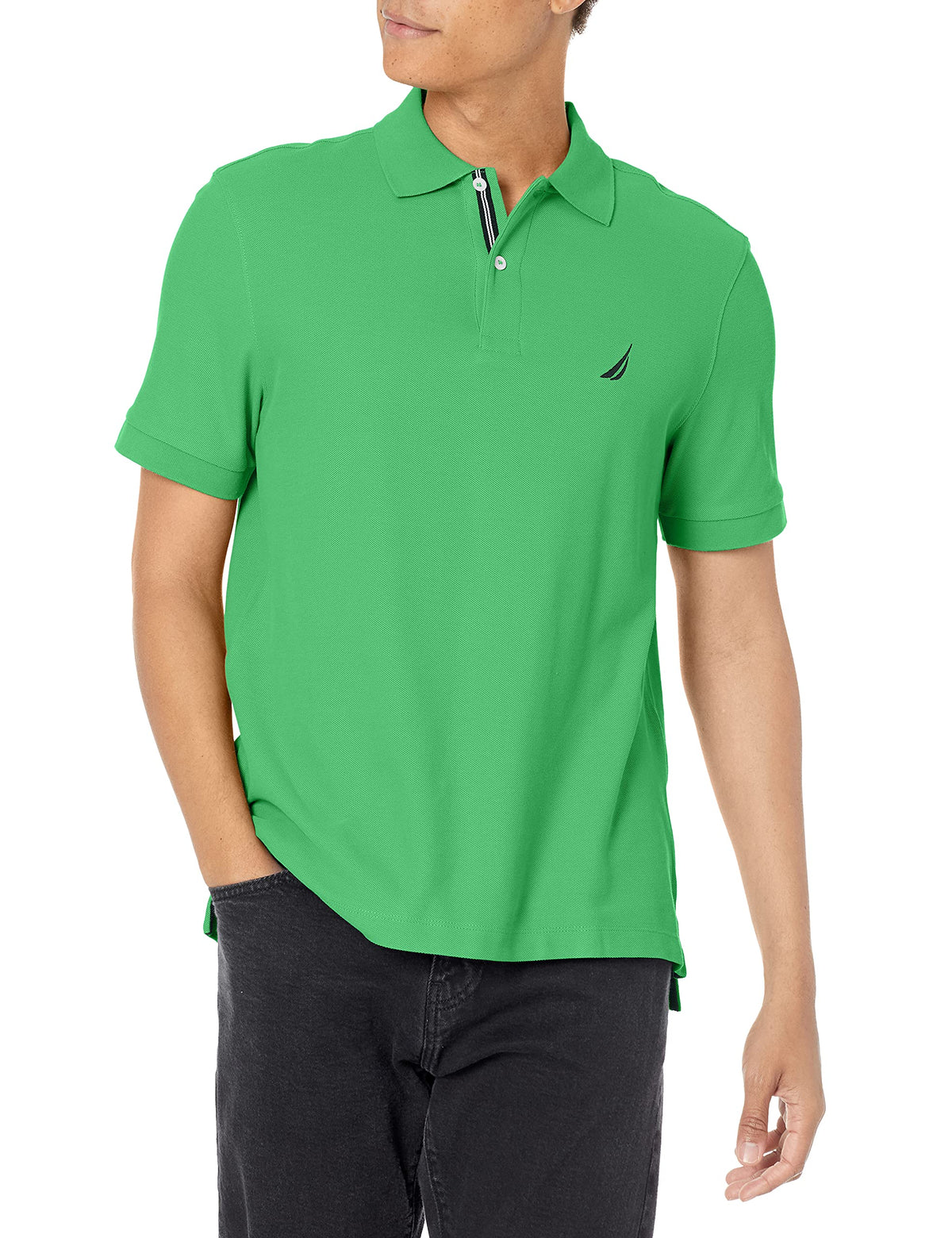 Nautica Men's Performance Pique Polo Shirt