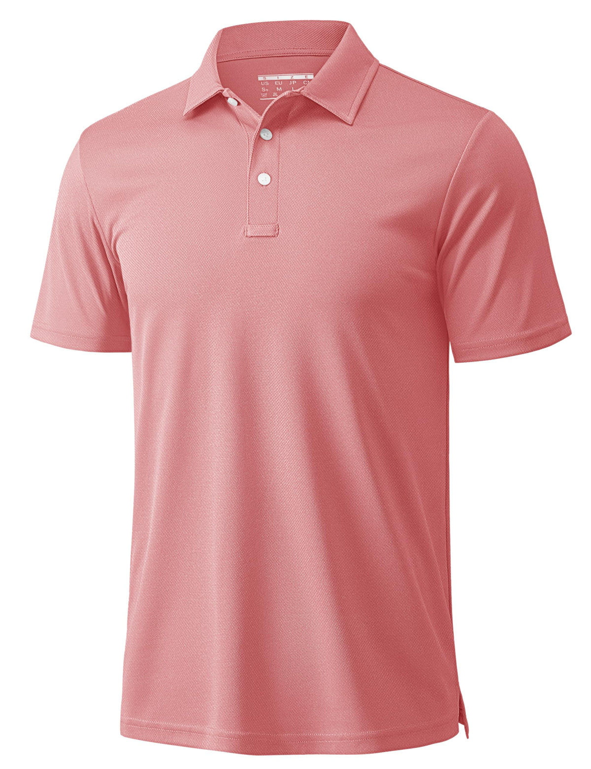 MAGCOMSEN Men's Polo Shirts 3 Buttons Casual Work T Shirts Quick Dry Short Sleeve Golf Shirt Pique Jersey Outdoor Performance