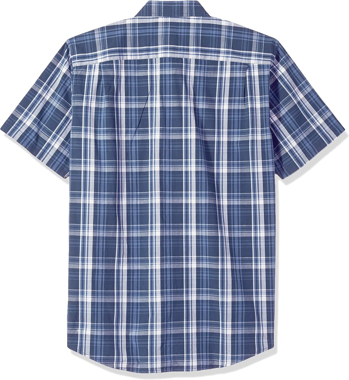 Amazon Essentials Men's Regular-Fit Short-Sleeve Poplin Shirt, Collared, Washed