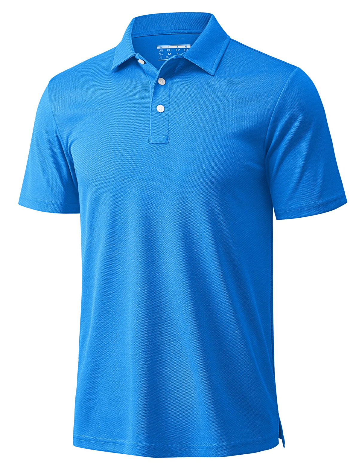 MAGCOMSEN Men's Polo Shirts 3 Buttons Casual Work T Shirts Quick Dry Short Sleeve Golf Shirt Pique Jersey Outdoor Performance