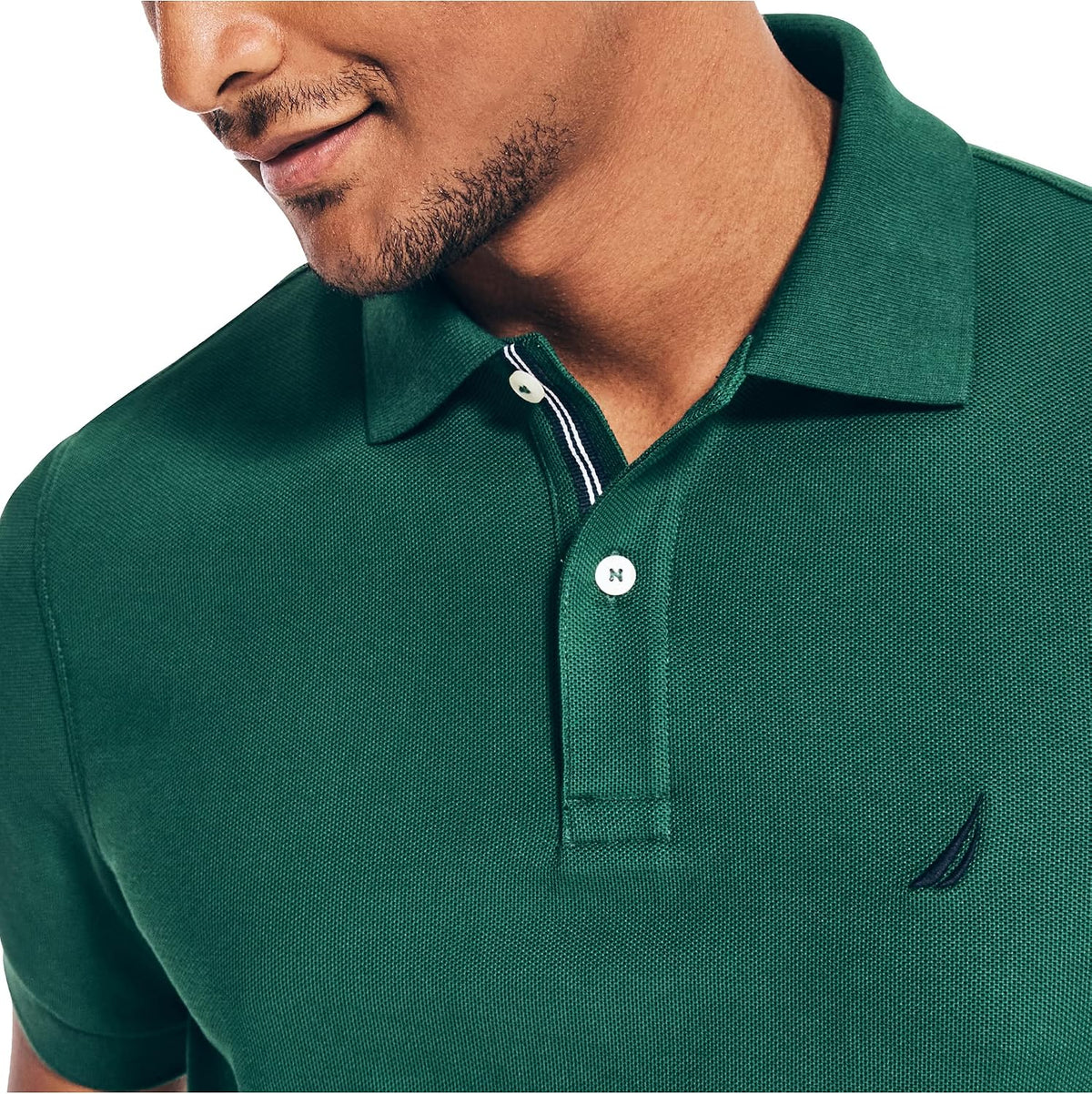 Nautica Men's Performance Pique Polo Shirt