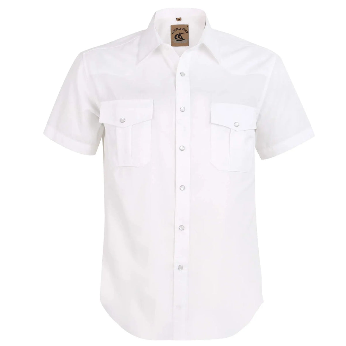 Summer Outfit COEVALS CLUB Summer Vibes Men's Western Cowboy Shirt Pearl Snap Short Sleeve Plaid Work Shirts High-End Fabric Classic Fit Menswear Top Shortsleeve,clothes for back to school,first day of school outfits