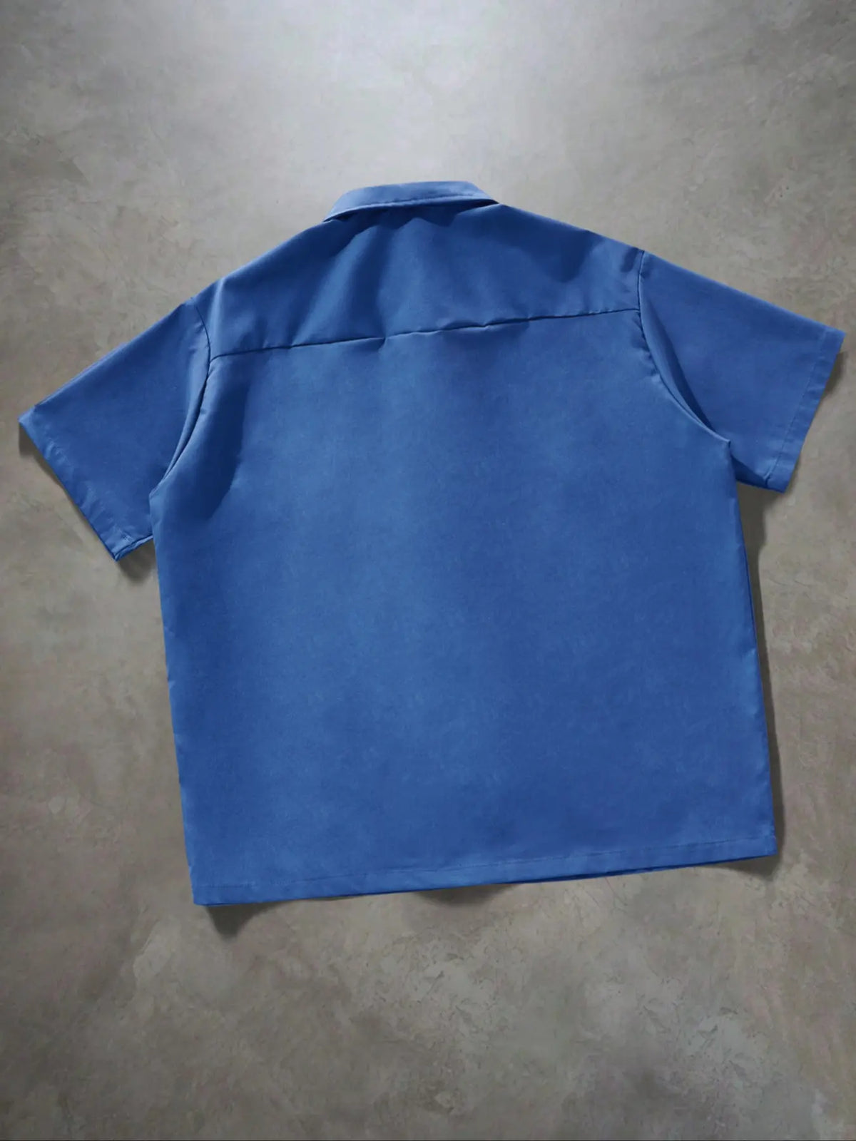 Men's Solid Pocket Short Sleeve Shirt, Button Up Pocket, Loose Casual Relaxed Fit Comfy Button Design Top for Daily Wear, Men's Clothes for Summer, Tropical, Casual Summer Style