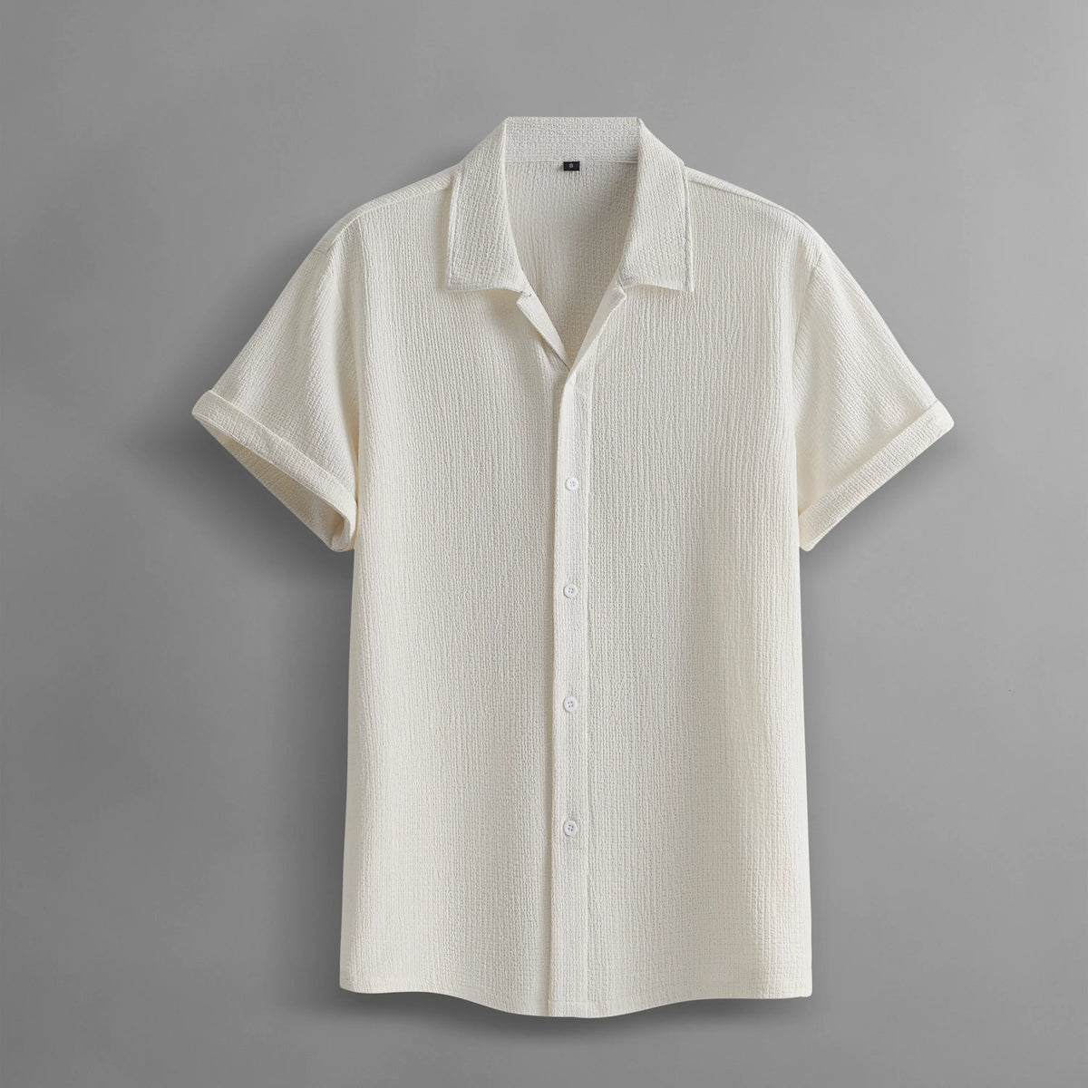 Men's 4-Pack Button Up Short Sleeve Collared Dress Shirts, Stylish Solid Color Men's Clothing Top, Comfortable Breathable Lightweight Turn-Down Collar Shirts for Commuting