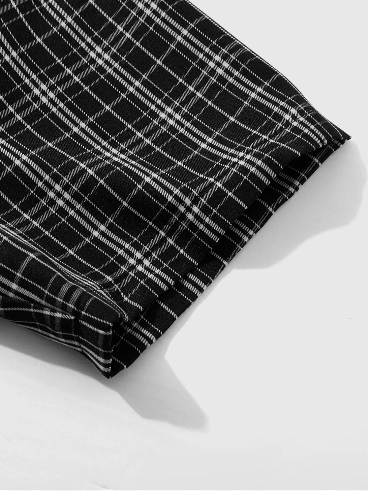 Men's Plaid Print & Letter Print Short Sleeve Shirt, Regular Fit Casual Comfy Top for Daily Wear, Men's Casual Comfy Collared Clothes for All Seasons, Button Front Shirts, Casual Printed, Checked Plaid Shirt