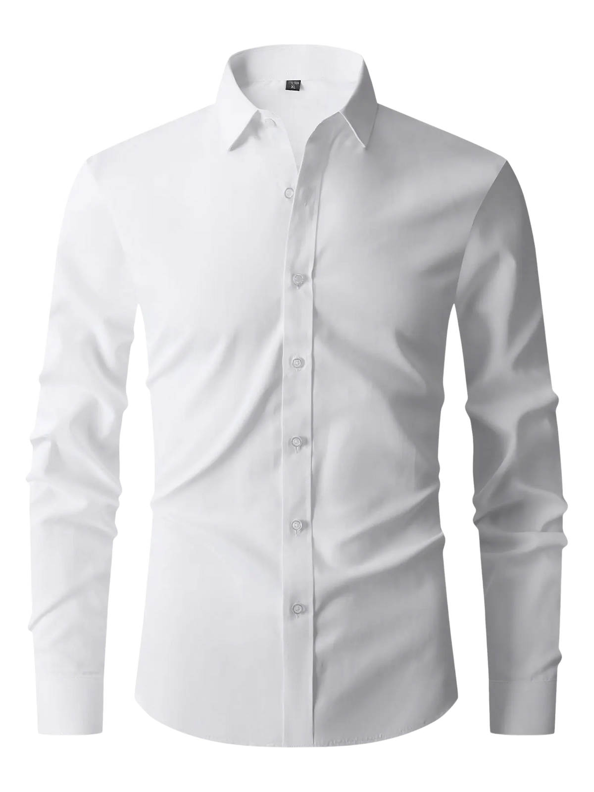 3PCS Men’s Dress Shirts, Long Sleeve Slim Fit Button-Down Shirt Pack — Solid Business Casual Men’s Clothing Tops Multipack