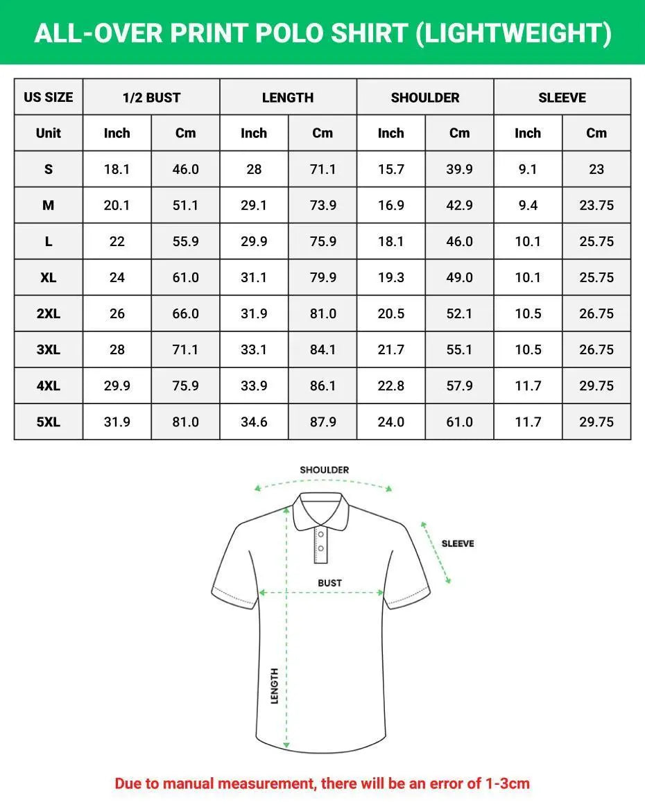 Sasquatch Golf Polo Shirt for Men – Funny Bigfoot Golf Apparel