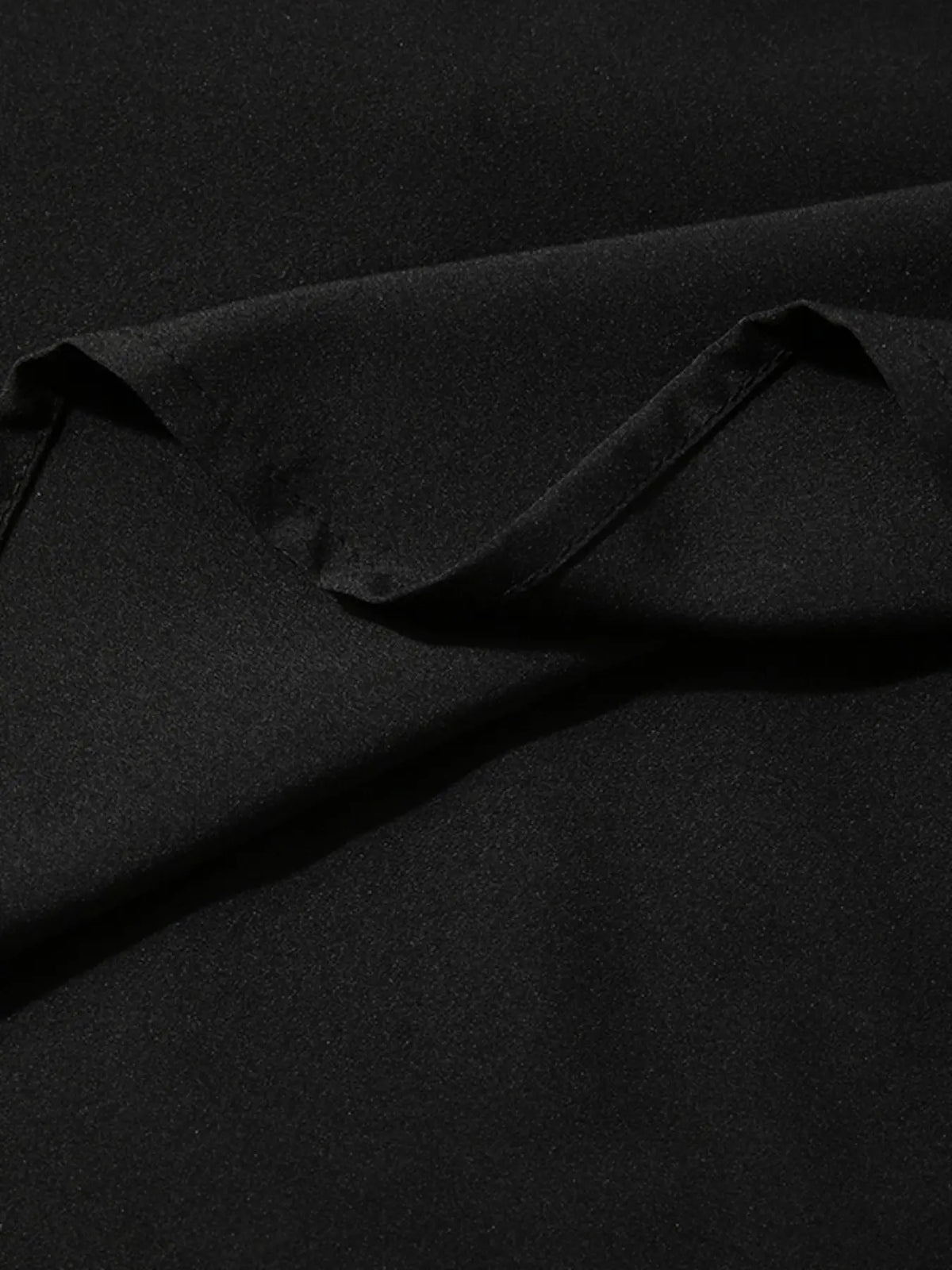 INCERUN Men's Fashion Solid Color Plain Long Casual Shirt, Half Sleeve Side Button Design, Transparent Shirt, Daily Wear, Fitted Style, Top
