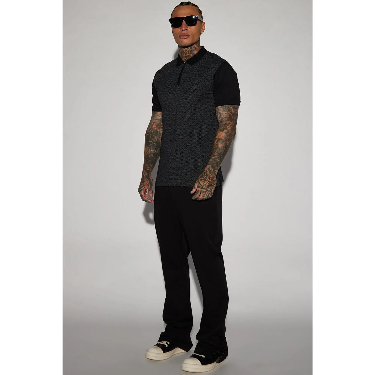 Bogey Short Sleeve Polo - Black