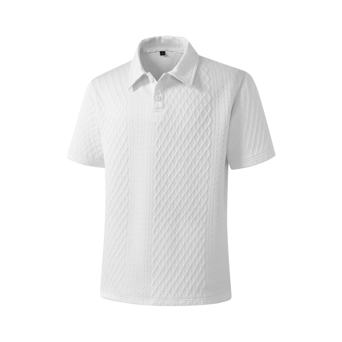 Men’s Basic Loose-Fit 2-Pack Summer Ice Polo Shirts - Breathable Knit Athletic Tops, Sporty Chic Black + White Styles for Golf, Everyday Wear