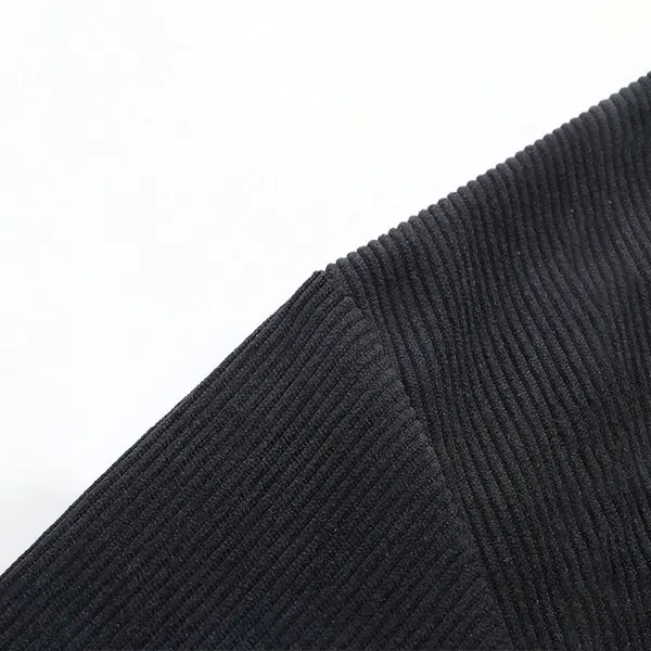 Men's corduroy long-sleeved polo shirt jacket for spring and autumn, casual and loose, easy to match, men's style for autumn and winter