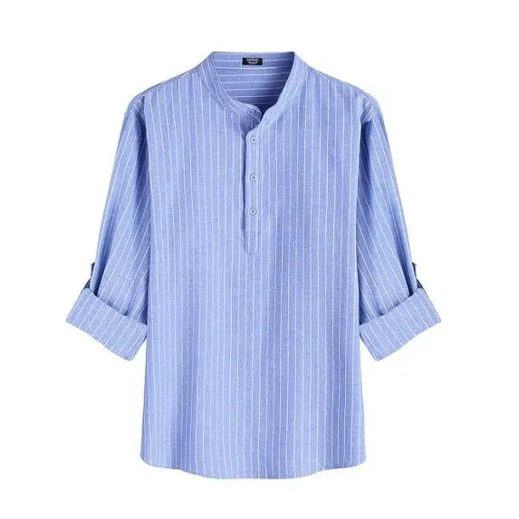 COOFANDY Week Men's Cotton Linen Henley Shirt Long Sleeve Hippie Casual Beach T Shirts Menswear Soft Beach Wear Breathable Vneck Fashion Lightweight Stylish Slim Fit（runs small ）
